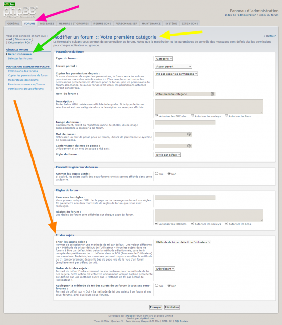Gestion des forums - Catégorie - options de l’extension.png