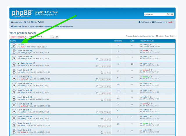 phpBB - Best Answer extension - Page de la vue d’un forum.png