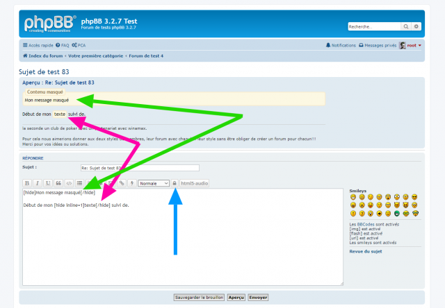 phpBB - Extension - Hide - Vue d’un message dont le contenu est exclusivement visible par les membres connectés au forum.png