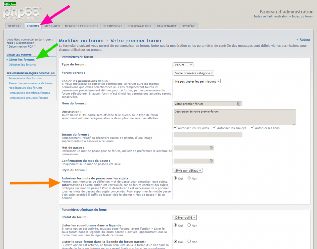 Gestion des forums - Option ajoutée pour activer les mots de passe pour les sujets.png