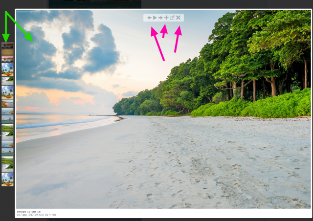 phpBB - Extension - Highslide - Page d’un sujet - Affichage des images accompagnées des miniatures de toutes les autres images de la page.png