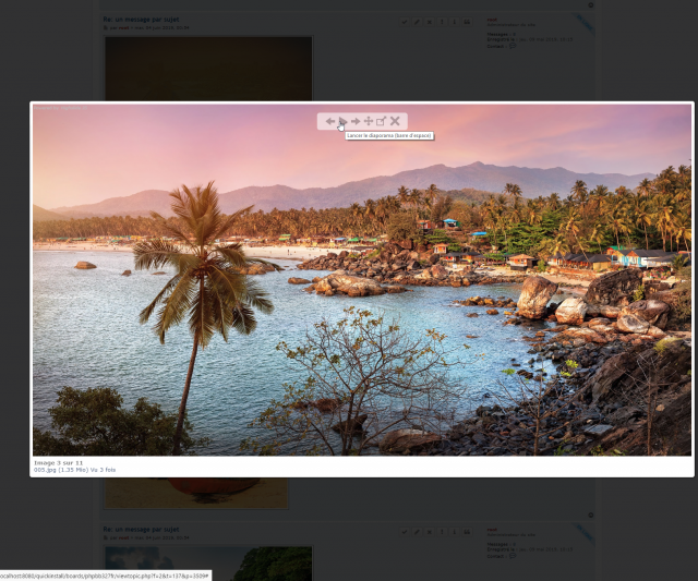phpBB - Extension - Highslide - Page d’un sujet - Affiche des images sous forme d'un diaporama animé.png