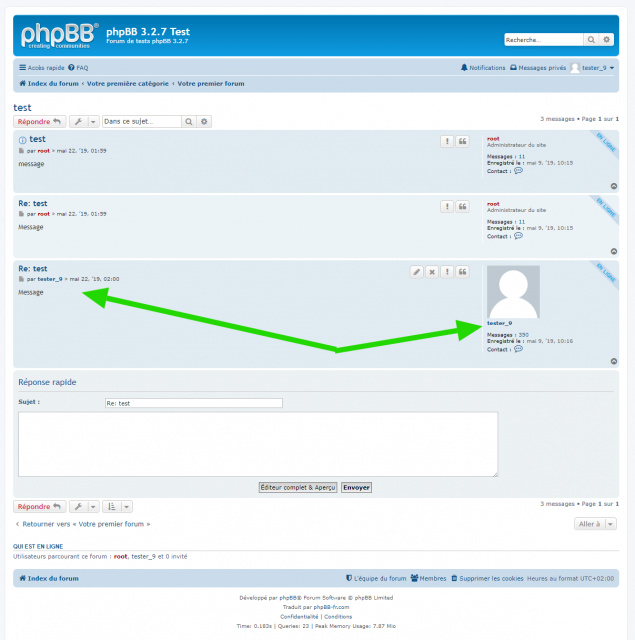 phpBB - Modification - One post per topic - Sujet - L’utilisateur a déjà publié un message.png